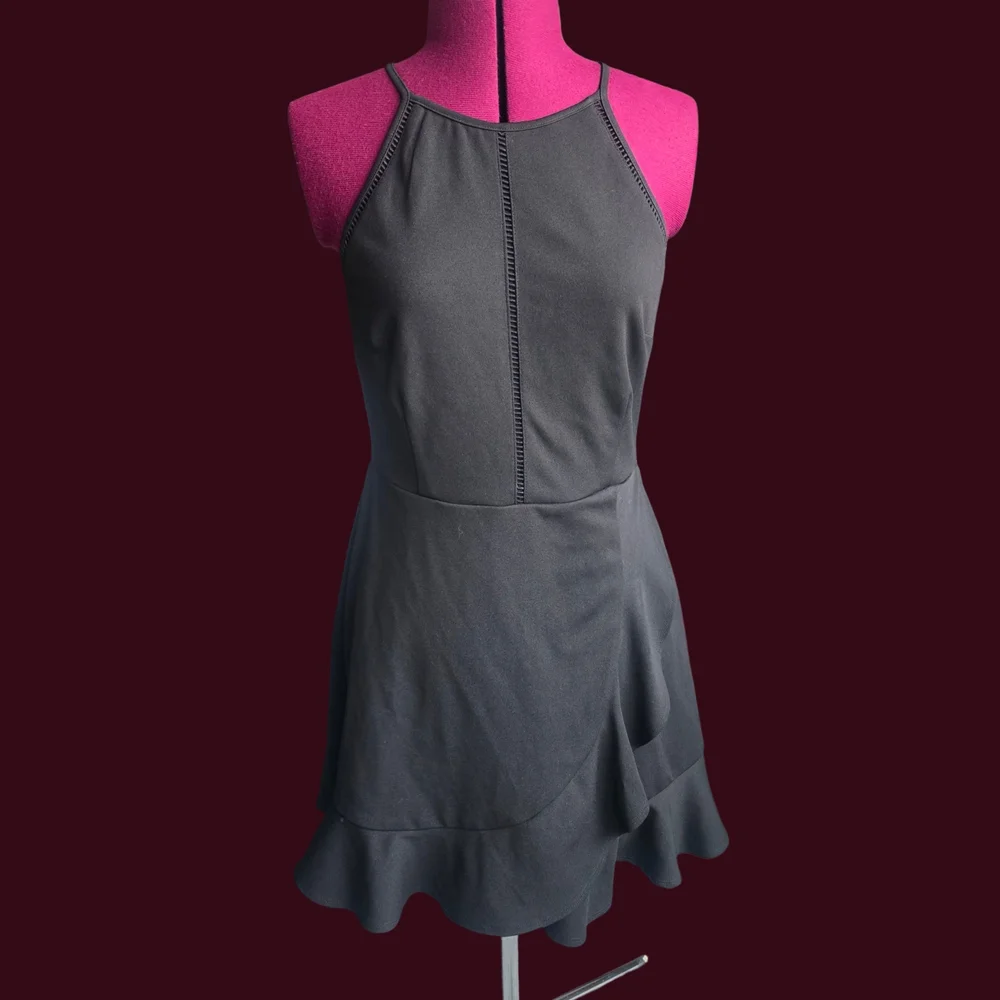 Speechless Black Mini Dress - Picture 3 of 7